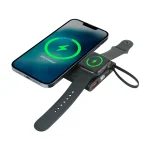 Magnetic Fast Wireless Charging Powerbank, 15W with iWatch Charger - Image 2