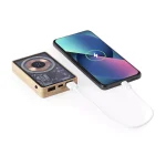 Magnetic Fast Wireless Powerbank 15W in Bamboo Casing - Image 5