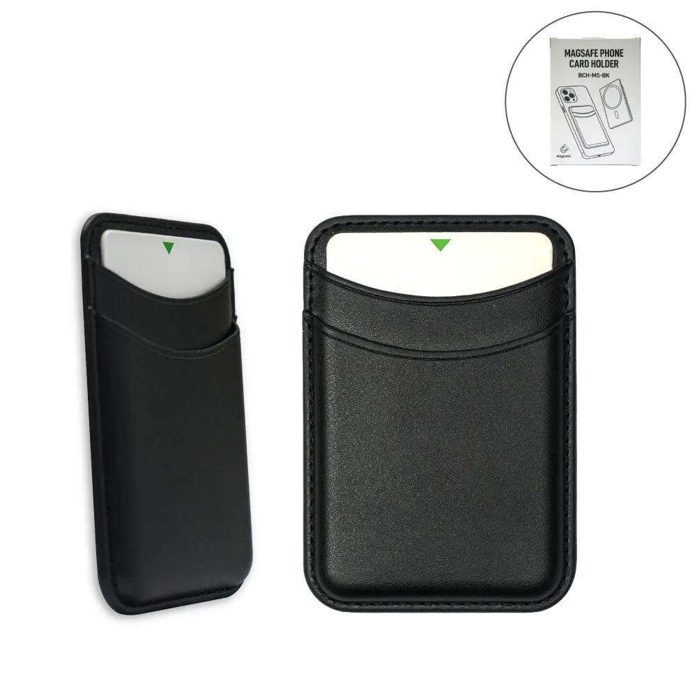 Magsafe-Phone-PU-Wallet-BCH-MS-BK-Blank.webp MagSafe Phone PU Wallet Card Holder - Image 1