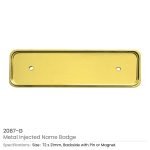 Metal Injected Name Badges - Image 3