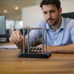 Metal Pendulum Balance Balls (Newton’s Cradle) - Image 2