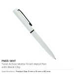 Metal Pens Twist Action Matte Finish and Black Clip - Image 7