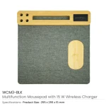 Multi-Function Mousepad, 15W Fast Wireless Charger & LED LOGO - Image 3