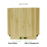 Foldable Bamboo Fast Wireless Charging Pad 15W with Mug Warmer and Pen Holder - Image 5