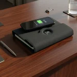 Powerbank Portfolio Notebook, 8000 mAh, with 15W Wireless Charging - Image 2