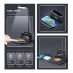 Desk Lamp with 15W Wireless Charger, Clock and Pen Holder - Image 3