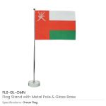 Flag with Metal Pole and Glass Base - Image 6