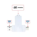 OTG White Swivel USB 64GB V. 3.0 Type C - Image 4