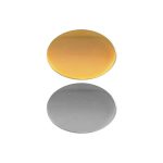 Oval Flat Metal Logo Badges
