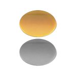Oval Flat Metal Badges