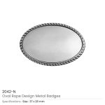 Oval Rope Design Logo Badges - Image 4