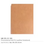 Soft PU Leather A5 Notebooks with Ribbon Bookmark - Image 8