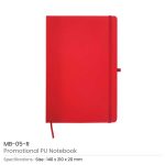 A5 PU Leather Notebooks with Elastic Band, Calendar, Pen Holder - Image 4