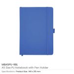 PU Notebook with Pen Holder - Image 8