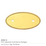 PVC Injected Oval Logo Badges - Image 3