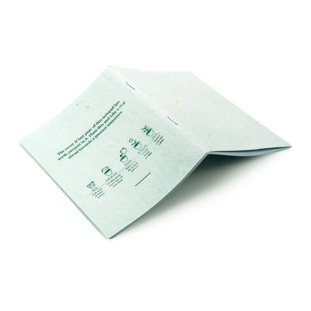 Plantable-Notepads-SPS-08-Back-Side.webp Plantable Notepads B6 with Wild Flower Seeds Covers - Image 1