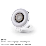 Pocket Selfie Ring Light with MagSafe, Bi-Color LED, 180° Flip Design - Image 7