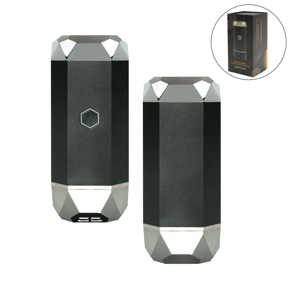 Portable-Bakhoor-Burner-ICB1-BLK-Blank.webp Portable Rechargeable Electric Incense Bakhoor Burner - Image 1