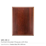 Portrait Wooden Plaques with Stand and Presentation Box - Image 7