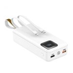 Fast Charging Powerbank 30,000 mAh with Flashlight & Leather Strap