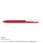 Prism Design Plastic Pens - Image 4
