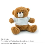 Promotional Teddy Bear Toys with Printable White Tshirt - Image 9
