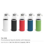 Promotional Glass Bottles with Sleeve 500 ml - Image 3