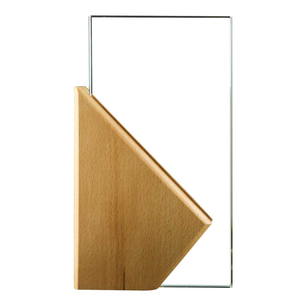 Rectangle-Wooden-Crystal-Awards-CR-61-Blank.jpg Rectangle Wooden Crystal Awards - Image 1