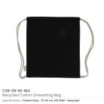 Recycled Drawstring Cotton Bags GSM 145 - Image 7