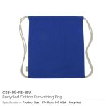Recycled Drawstring Cotton Bags GSM 145 - Image 8