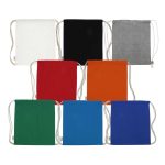 Recycled Drawstring Cotton Bags GSM 145