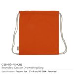 Recycled Drawstring Cotton Bags GSM 145 - Image 12