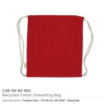 Recycled Drawstring Cotton Bags GSM 145 - Image 13