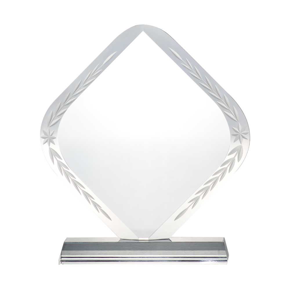 Rhombus-Shaped-Crystal-Awards-CR-45-Main.jpg Rhombus Shaped Crystal Awards - Image 1