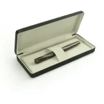 Rollerball Pens Swirl Design in Gunmetal Finish with PU Leather Box - Image 8