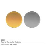 Round Flat Metal Badges - Image 5