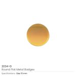Round Flat Metal Logo Badges - Image 4