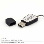 Black Rubberized USB Flash - Image 3
