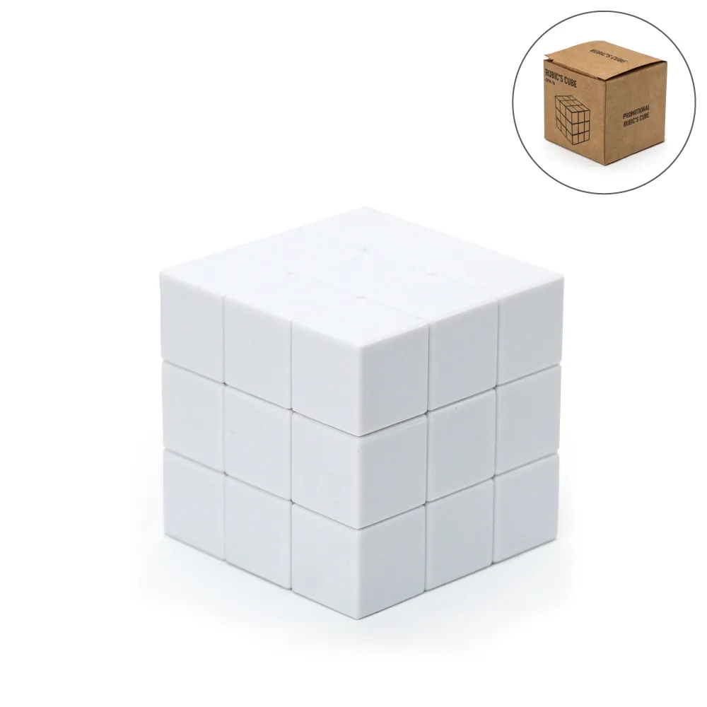 Rubiks-Cube-Puzzles-GFK-16-Blank.webp Promotional Rubik's Cube Puzzles White - Image 1