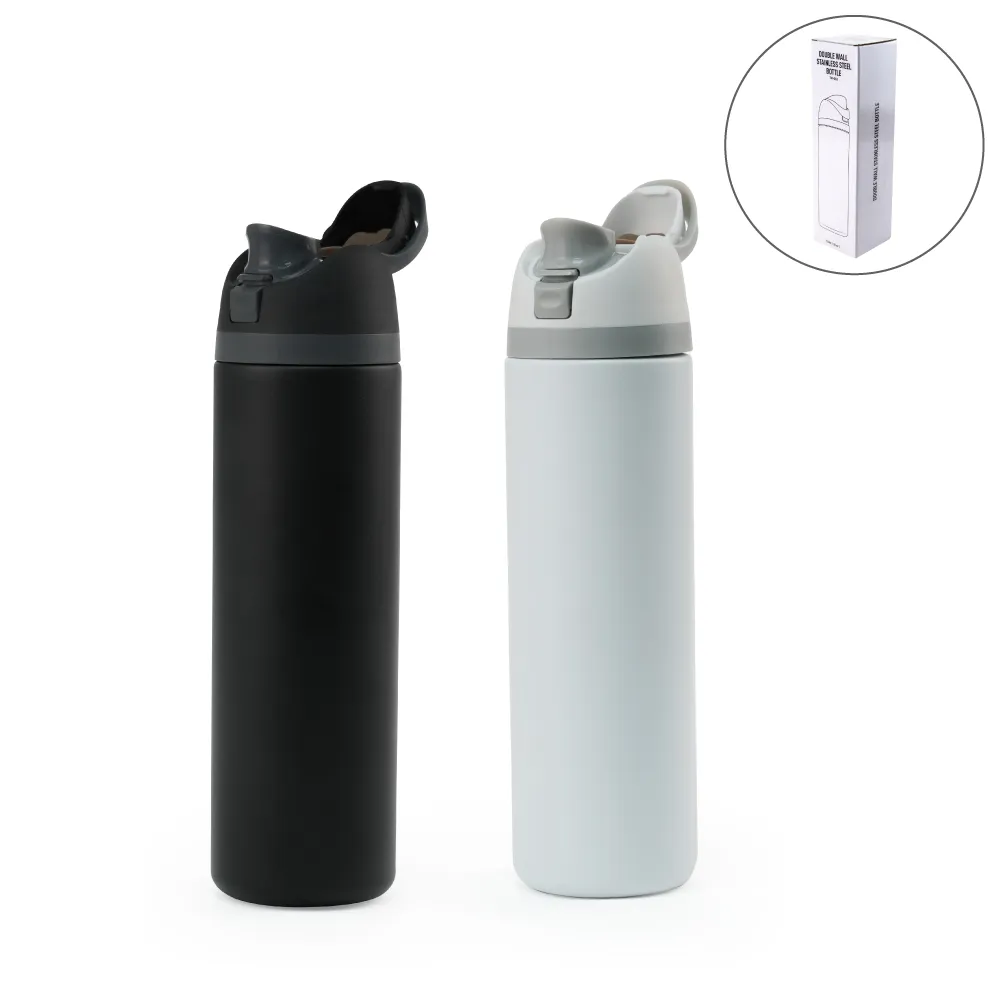 SS-Bottle-with-Straw-TM-063-Blank.webp SS Bottles with Straw & Push Button Lid - Double-Wall Vacuum, 1Liter - Image 1