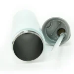 SS Bottles with Straw & Push Button Lid - Double-Wall Vacuum, 1Liter - Image 8