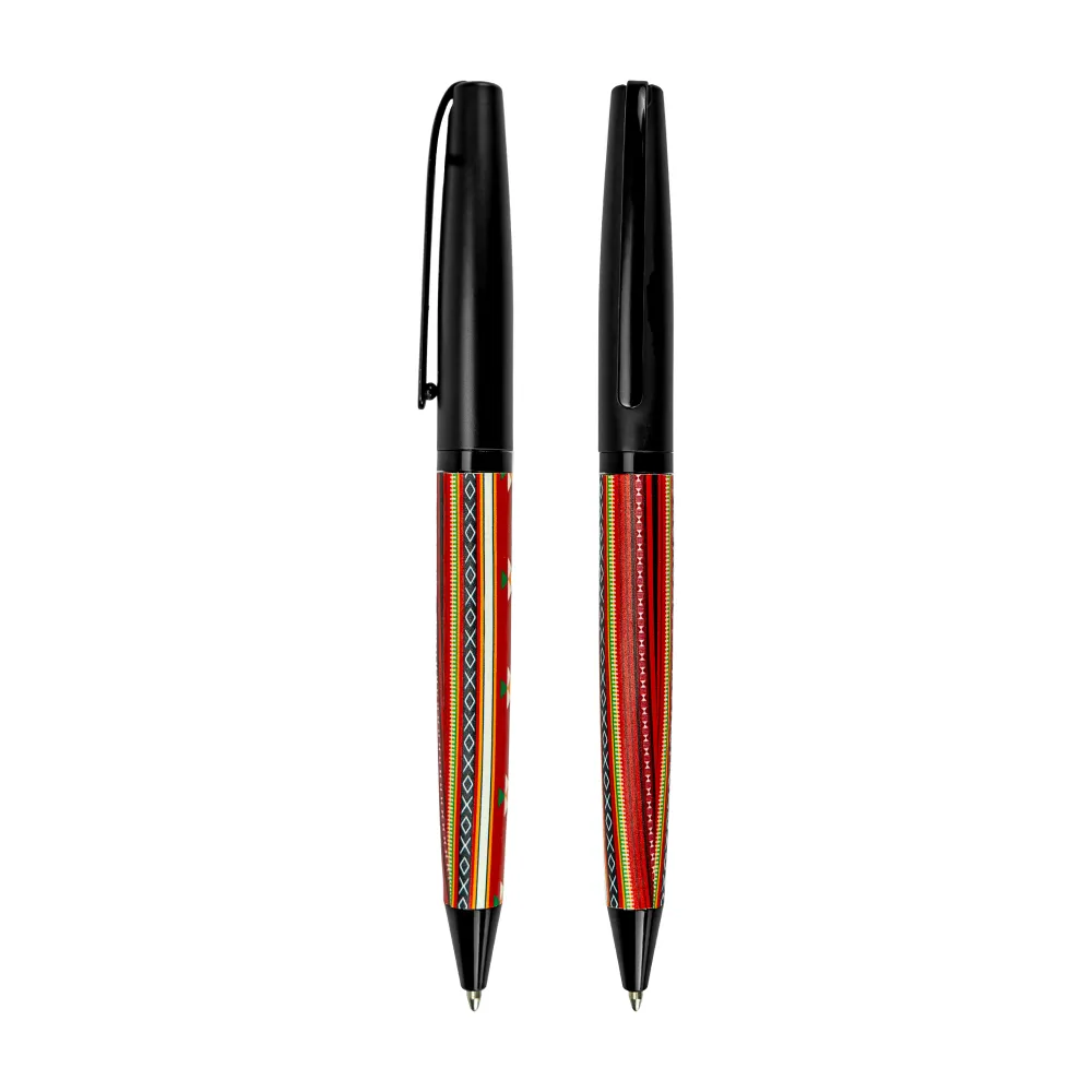 Sadu-Design-Metal-Pen-PN69-Front.webp Sadu Design Metal Pens Matte Finish with Twist Action Mechanism and Blue Ink - Image 1