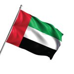 UAE Flags in Satin Material Size 150 x 90 cm - Image 3