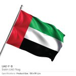 UAE Flags in Satin Material Size 150 x 90 cm - Image 4