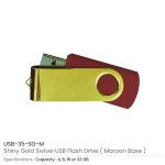 Shiny Gold Swivel USB Flash Drives - Image 12
