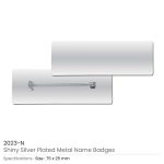 Shiny Gold and Silver Plated Metal Name Badges - Image 5