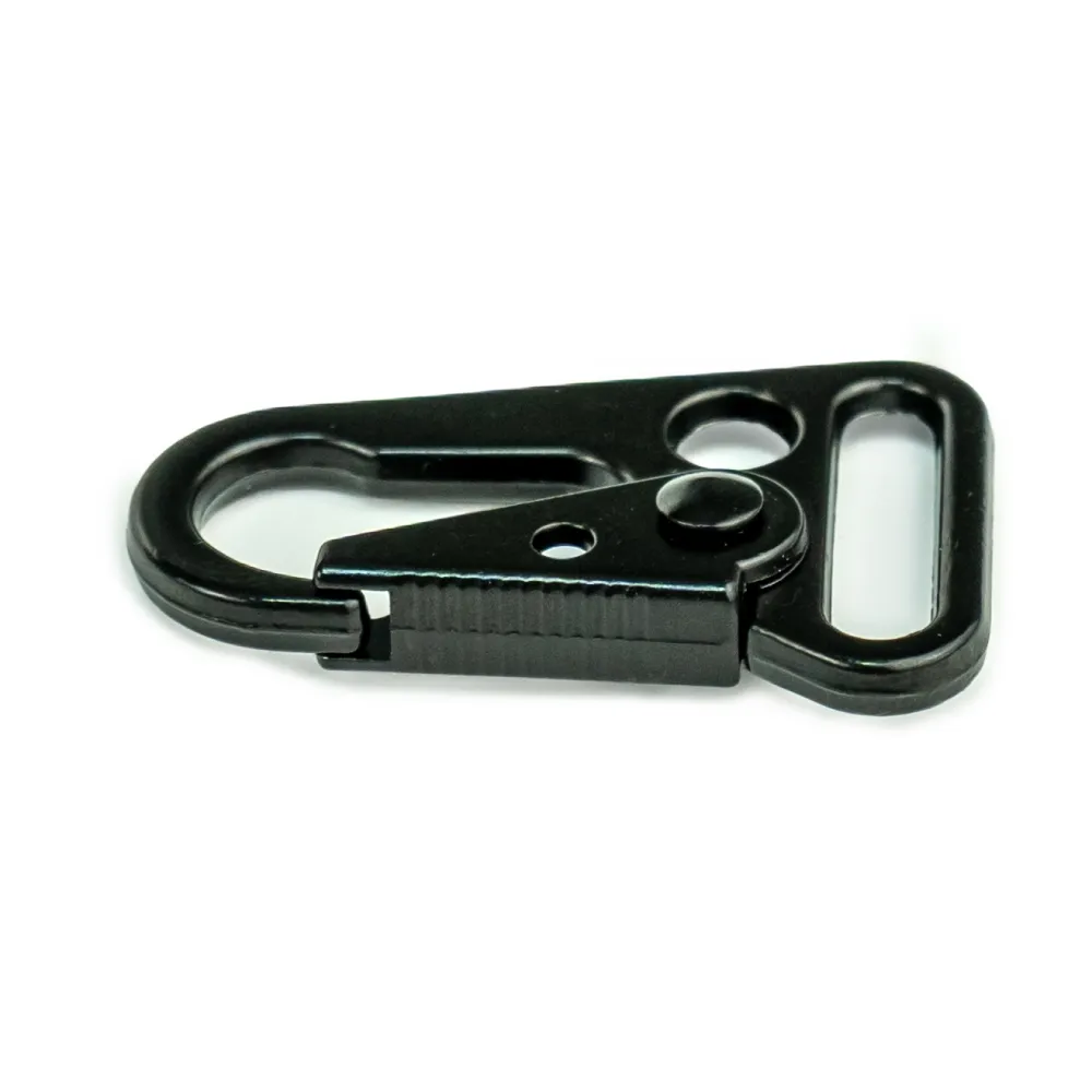 Sling-Snap-Carabiner-Hook-LN-015-CRH-View-2.webp Sling Snap Carabiner Hook in Black Matt Finish - Image 1