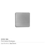Square Flat Metal Badges - Image 5