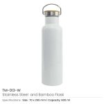 Stainless Steel Bamboo Flask - Image 6