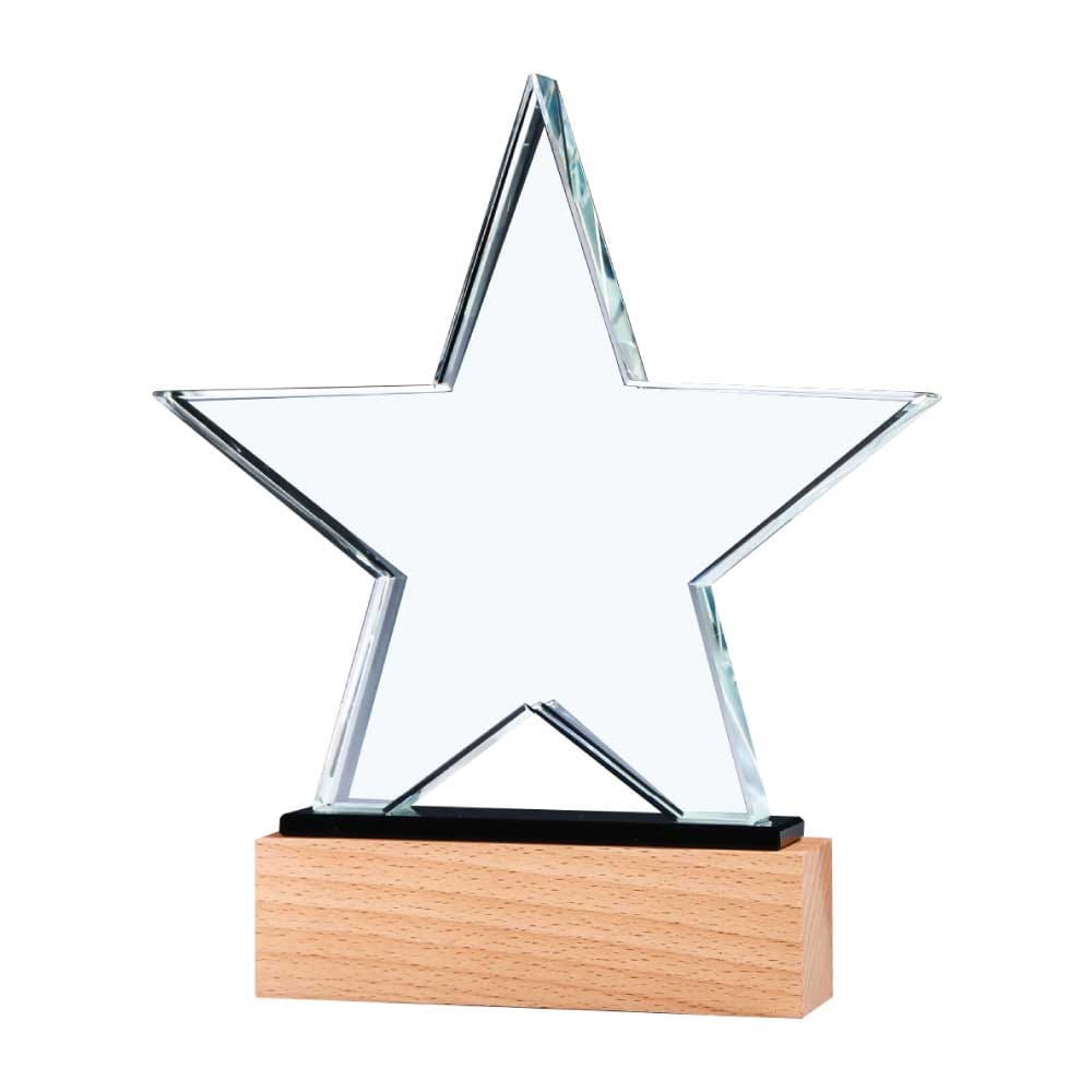Star-Shape-Crystal-Awards-CR-55-Blank.jpg Star Shaped Crystal Awards - Image 1